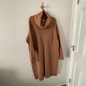 Old Navy Ribbed Chunky Knit Turtleneck Sweater Dress